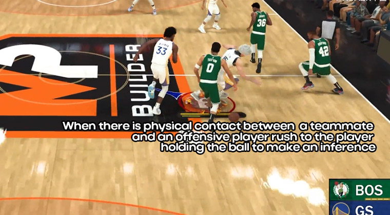 NBA 2K23 Blocking Shots