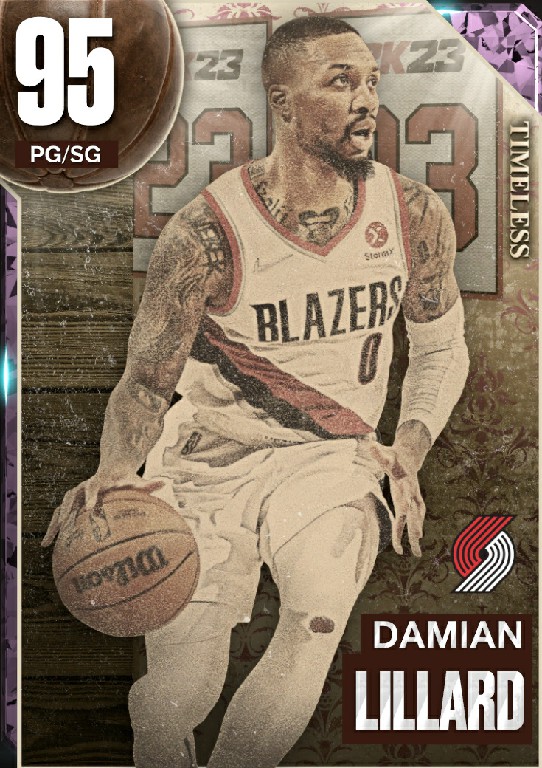 NBA 2K23 Pink Diamond Damian Lillard