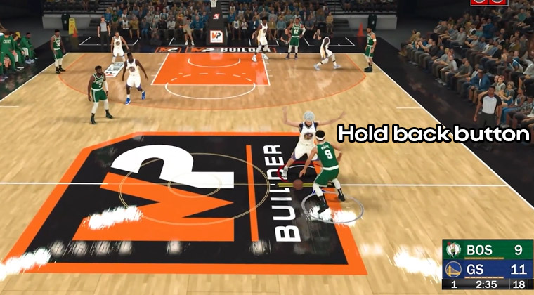 NBA 2K23 Hold Back Button